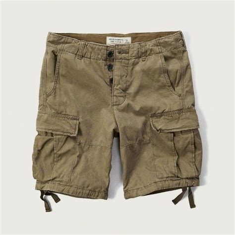 abercrombie and fitch cargo shorts|More.